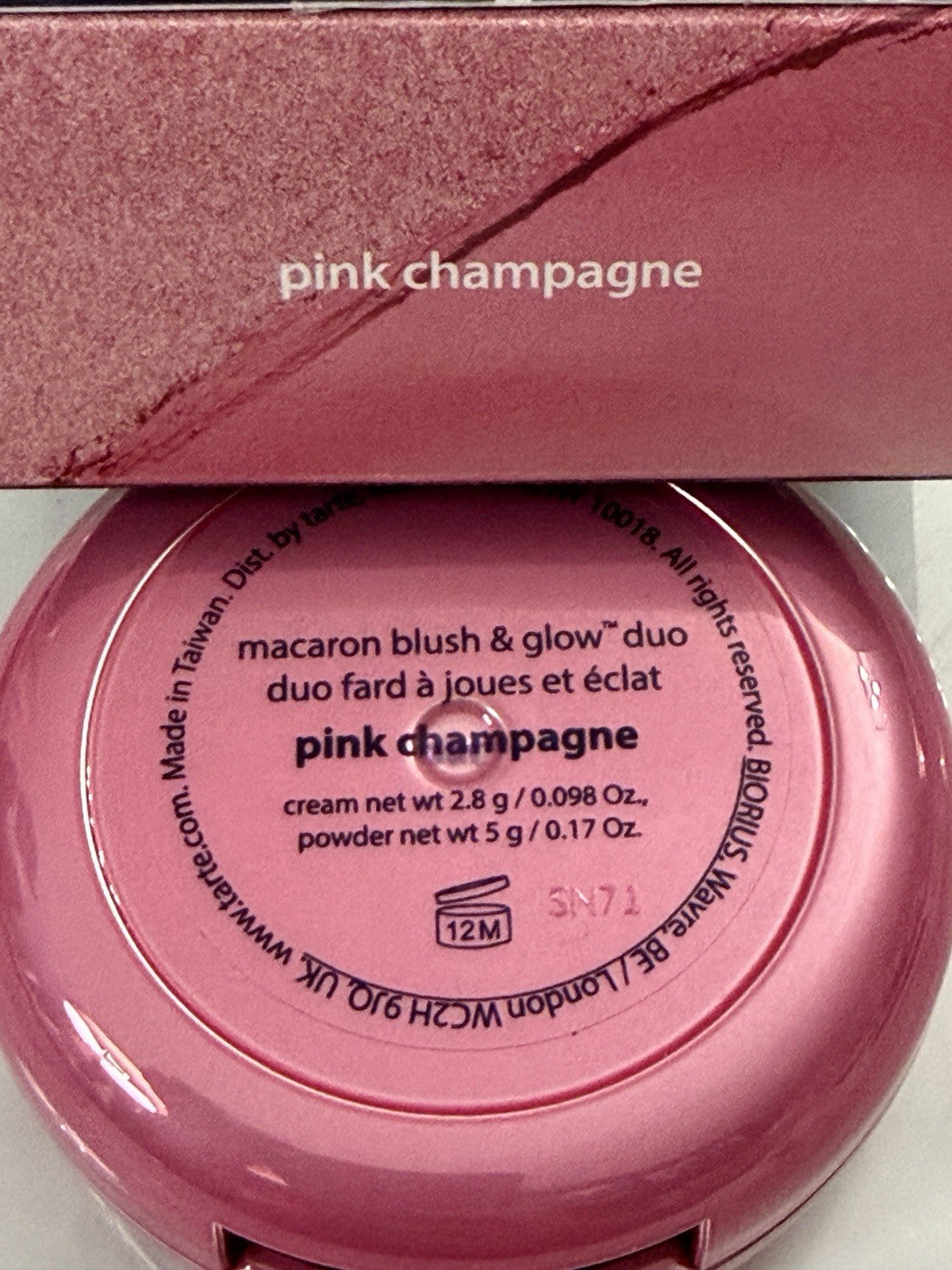 Tarte Macaron Blush & Glow Duo PINK CHAMPAGNE - High-Performance Makeup