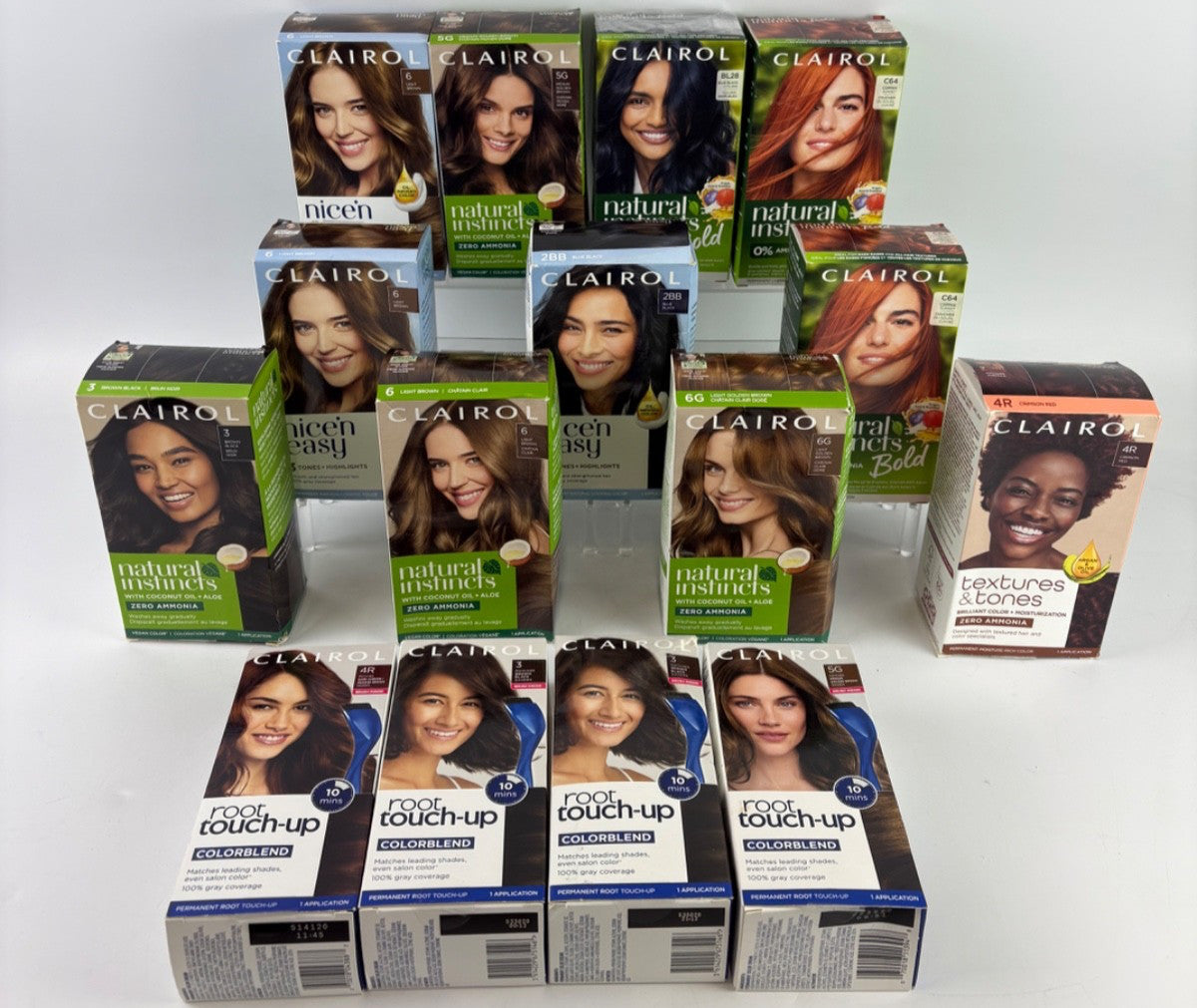 Hair Dye Lot Wholesale 11 + 4 Root Touch Ups