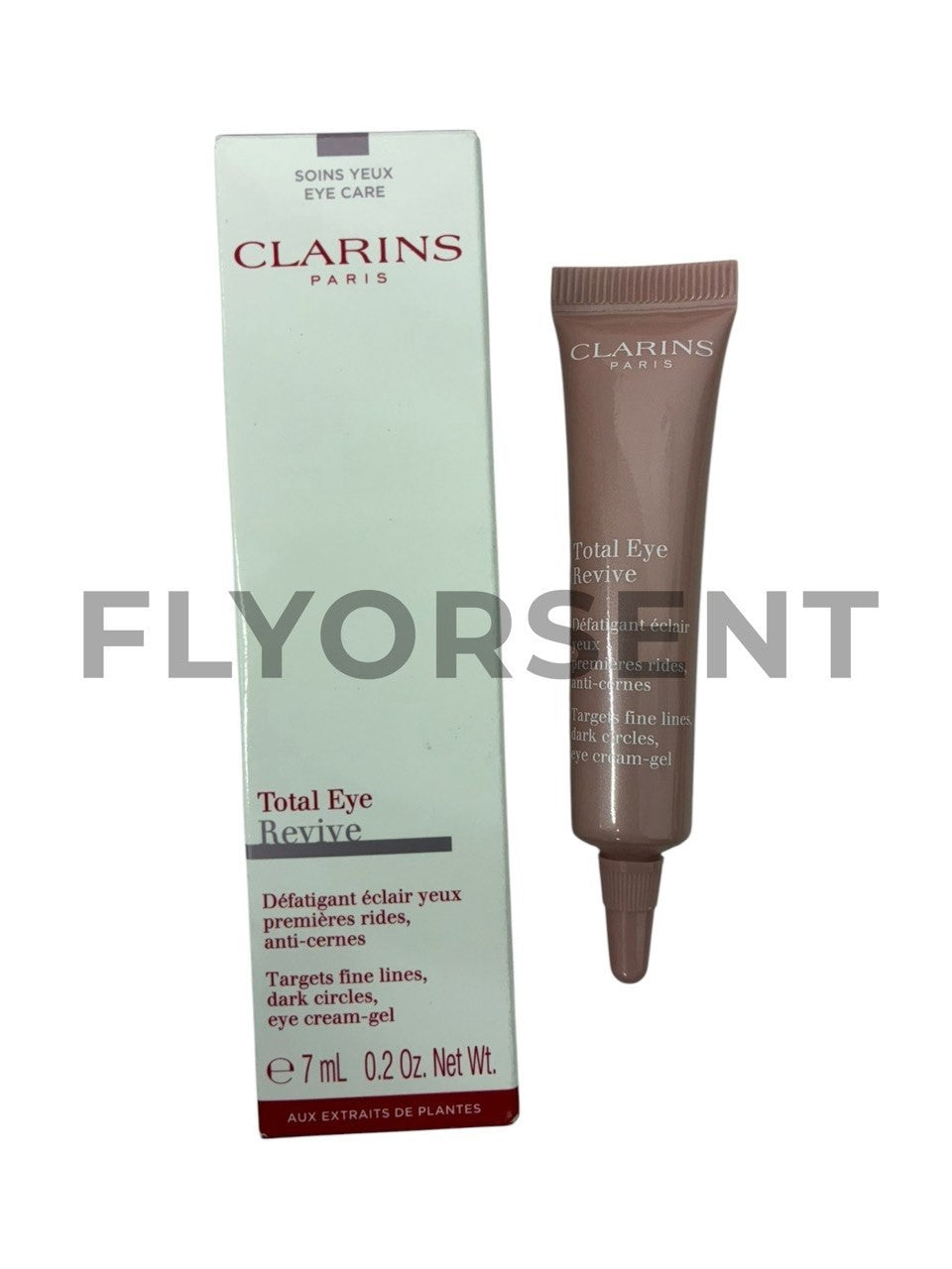 Clarins Total Eye Revive Cream-Gel for Dark Circles & Fine Lines 7mL