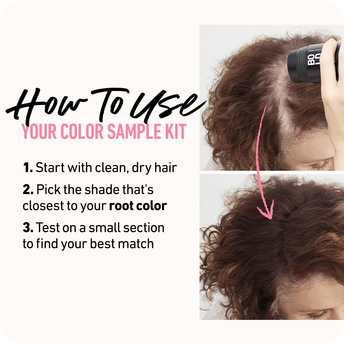 Color Sample Kit of Hair Fibers - 5g for a Natural, Fuller Appearance