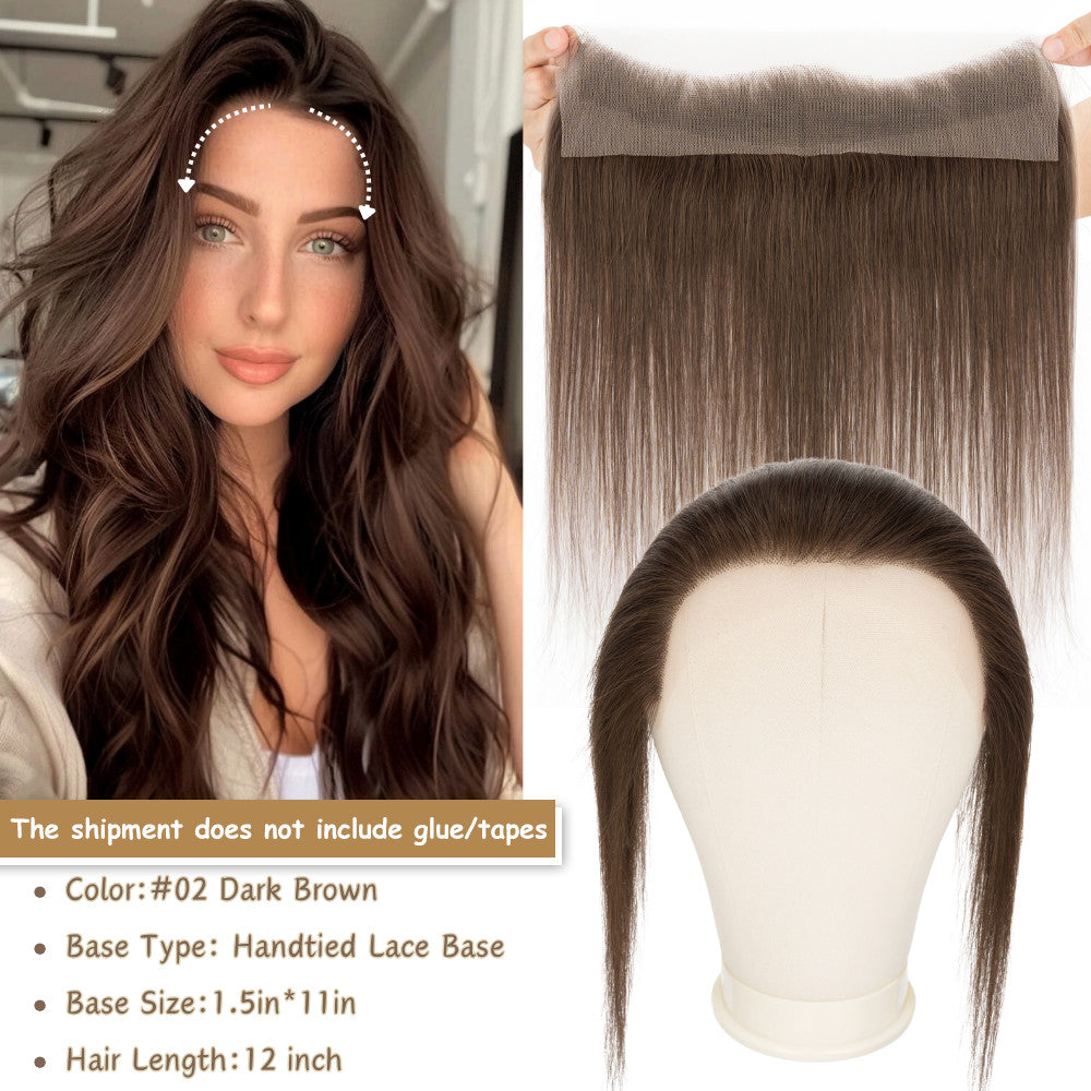 Full Lace Hair Topper Hairpiece for Receding Hairlines & Thinning Hair