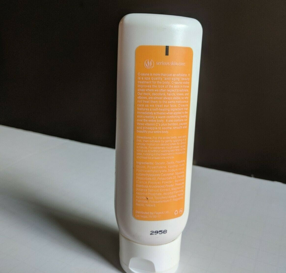 Serious Skincare C-No Wrinkle C-Sauna Heating Body Exfoliatin