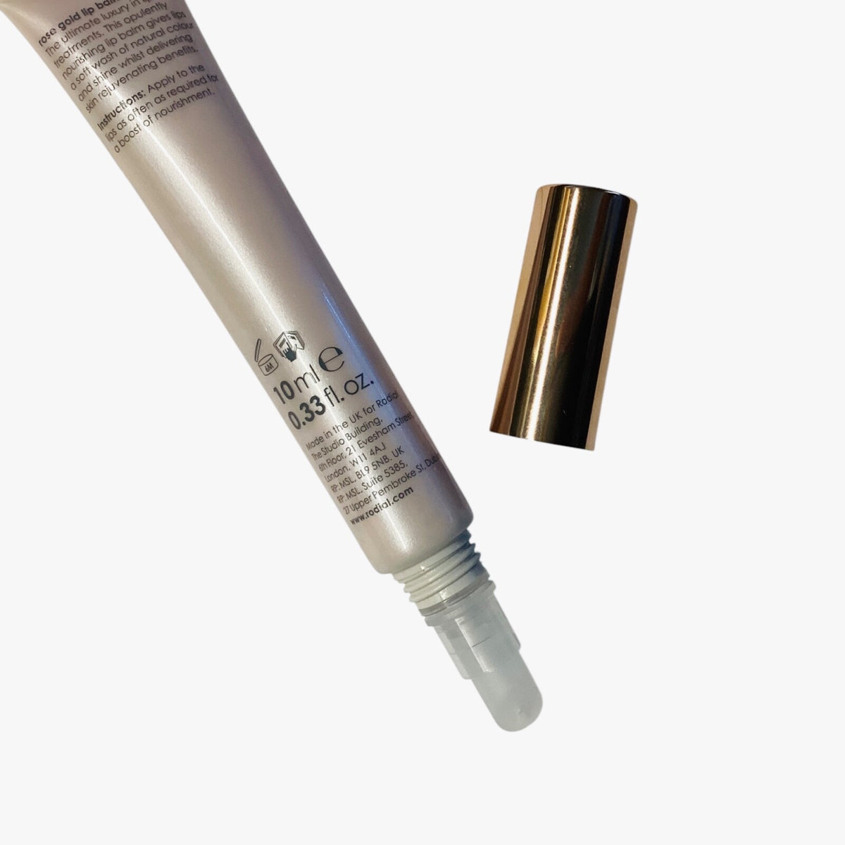 Rose Gold Lip Balm - Full Size 10ml, Hydrating & Nourishing
