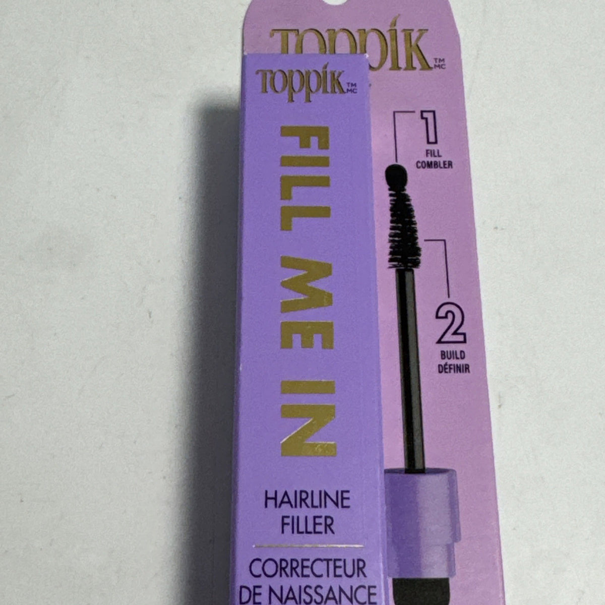 New Toppik Fill Me In Hair Line Filler Black Noir 0.176 oz Sealed