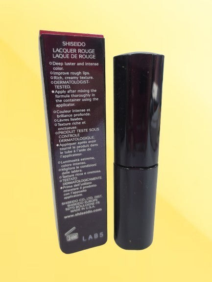 Shiseido Lacquer Rouge Lipstick RS723 0.2 Oz - Set of 2