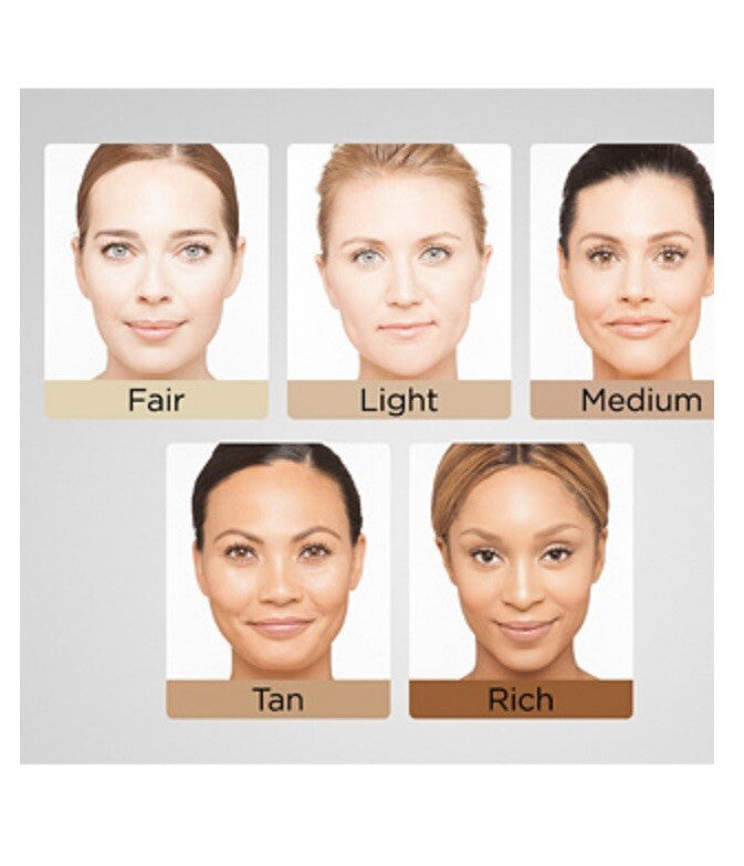 Foundation with Brush - Medium Shade Flawless Finish Transforming Effect 0.42 oz