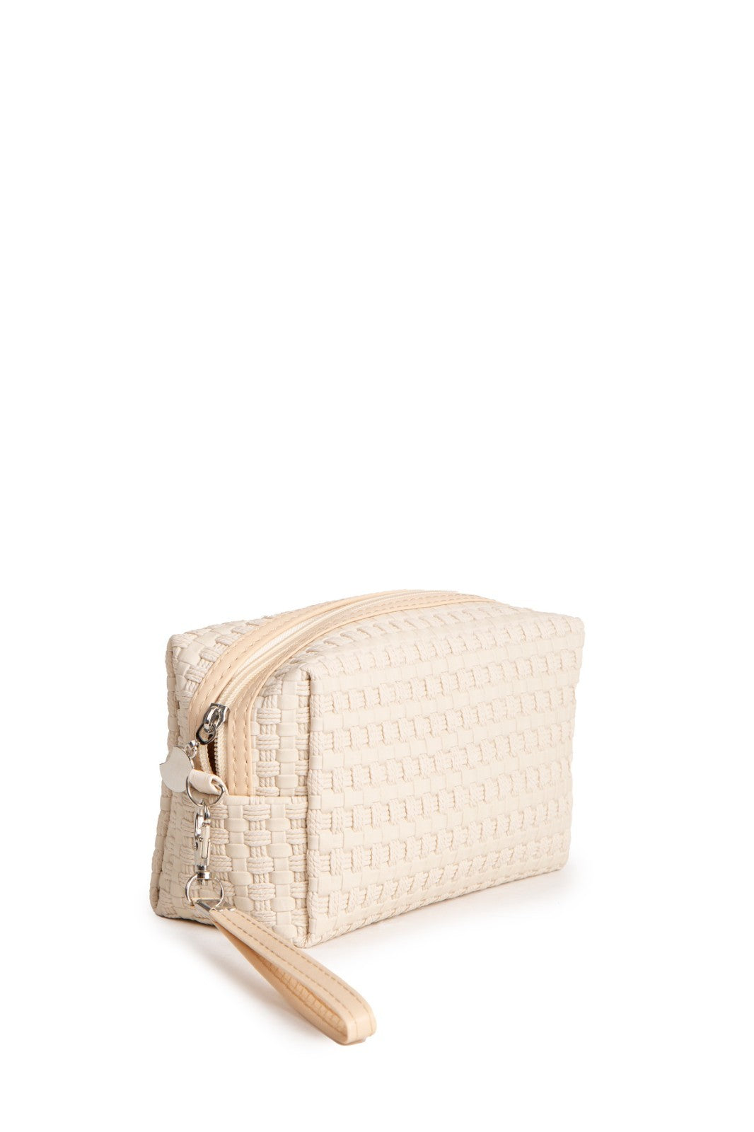 Large Travel Pouch with Zipper Closure and Detachable Wristlet - Multiple Colors