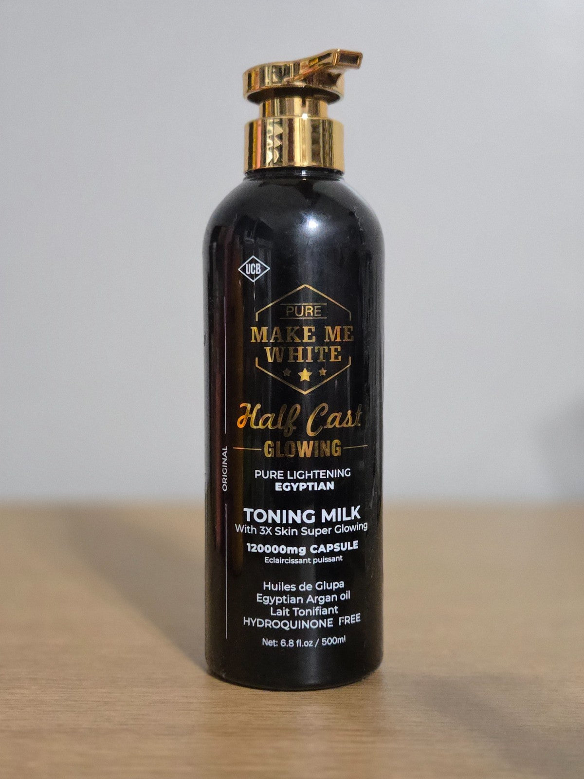 Pure Make-Me White Body Milk 500ml with Carrot, Gold, or Black Color - Nourishing Skin Care