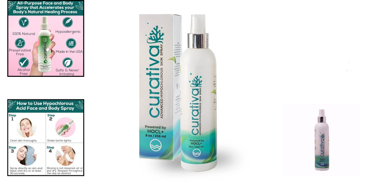 Hypochlorous Skin Spray - Natural Skin Care & Anti-Aging Solution