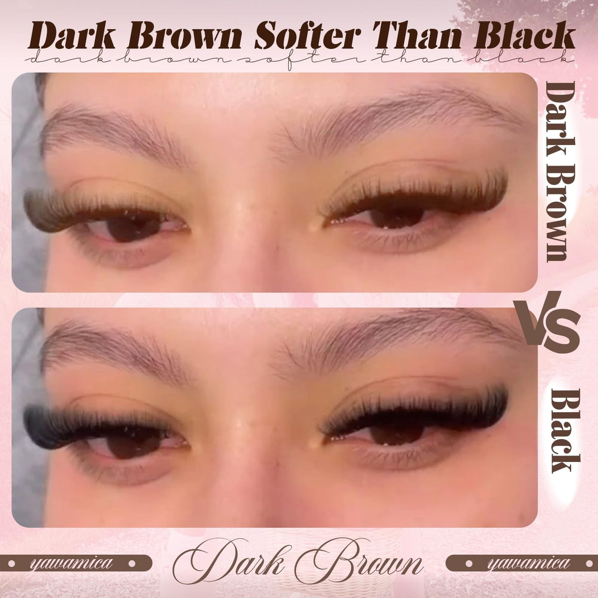 Dark Brown Lash Clusters 80D Fluffy Wispy Volume DIY Eyelash Extensions 240 Count