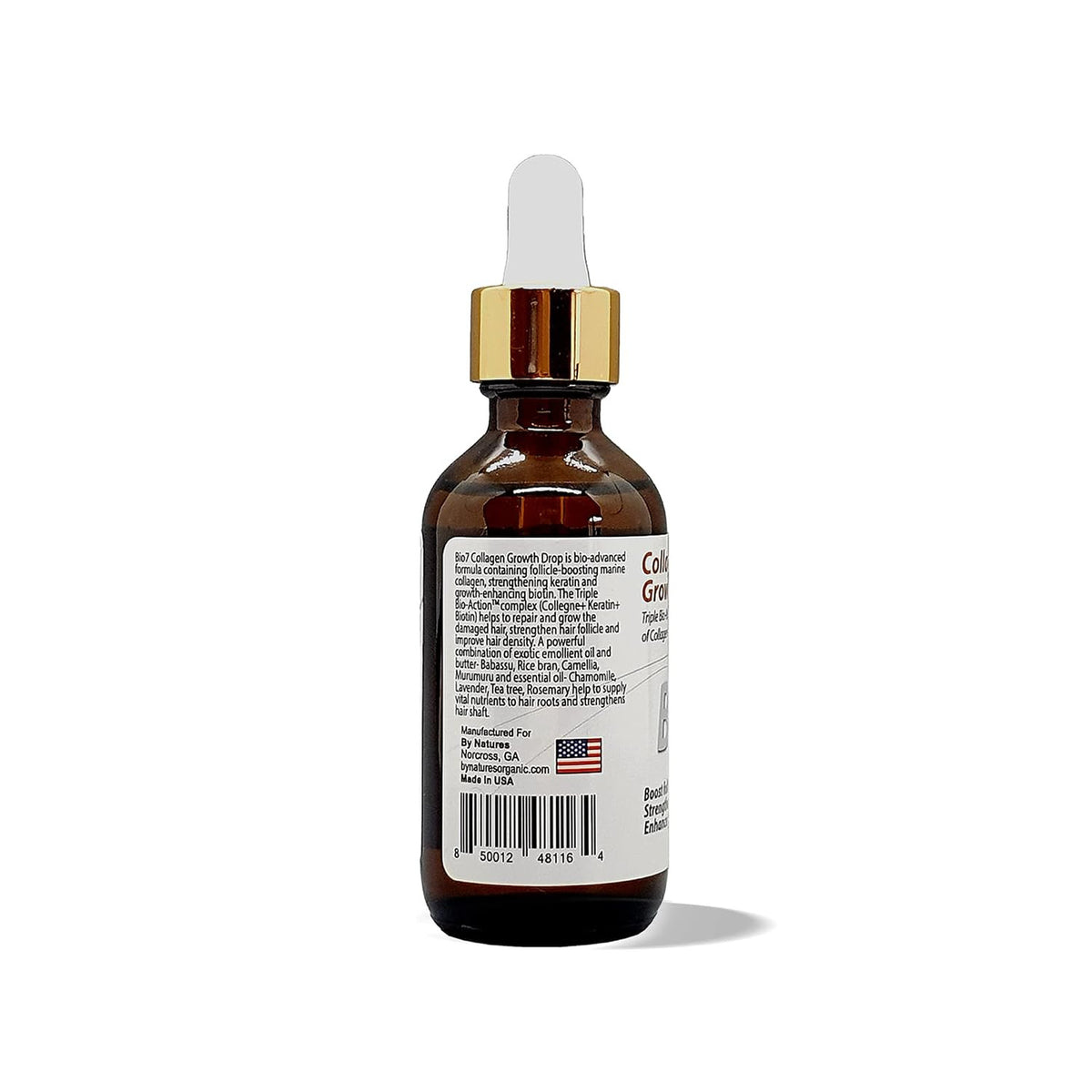 Collagen Hair Growth Drops with Biotin and Keratin, 2 Fl Oz, Follicle