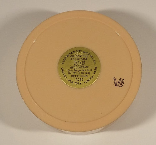 Oil Control Loose Face Powder Deep A252 1 oz - New & Sealed