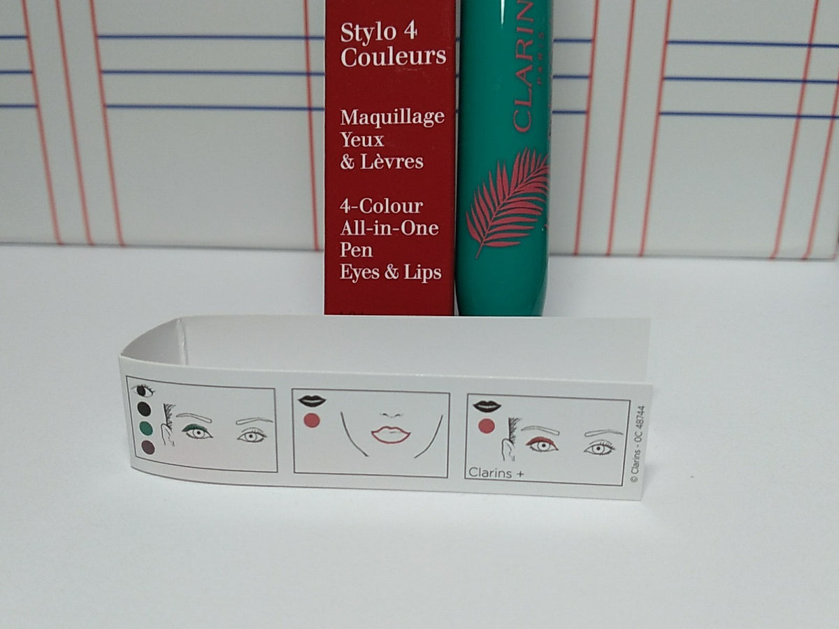 Clarins 4-Color All-In-One Pen for Eyes & Lips Limited Edition - NIB