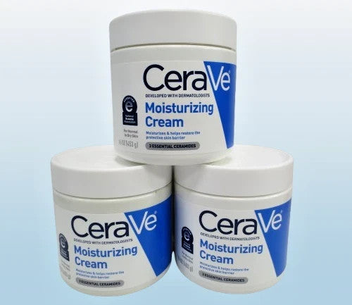 Moisturizing Cream Face & Body Normal to Dry Skin 16 oz 3-Pack