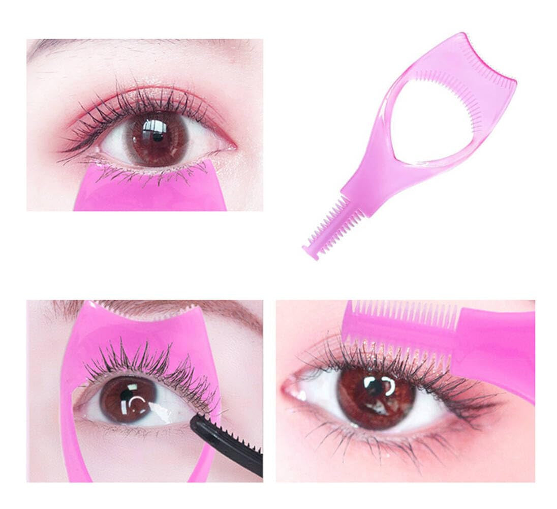 2Pcs Eyelash Mascara Shield Makeup Eyelash Protector & Applicator