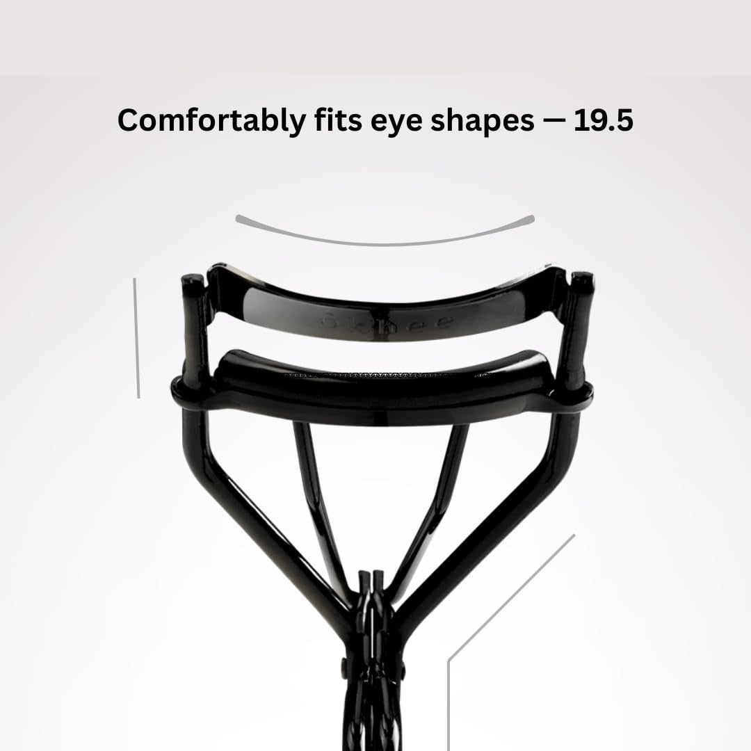 Professional Lash Curler with 19.5° Gentle Curve No-Pinch Makeup Tool