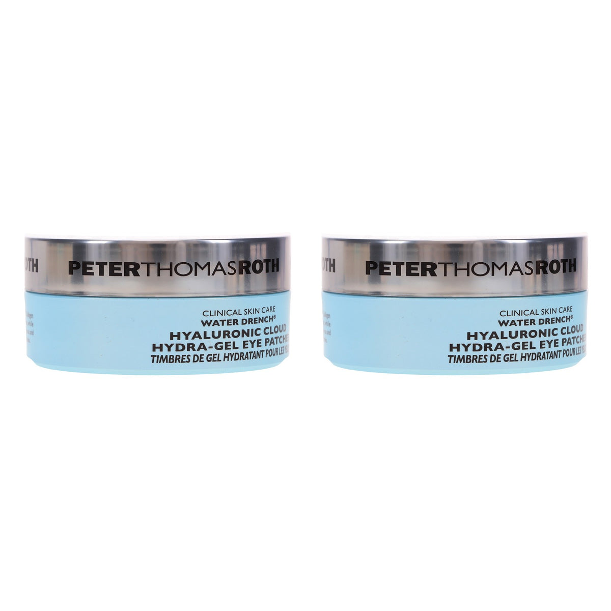Hydrating Eye Patches with Hyaluronic Acid - 30 Pairs, Pack of 2