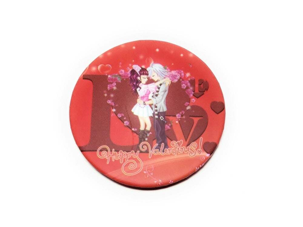 3-Inch Folding Makeup Compact Mirror with Dual Mirrors - Gift Idea