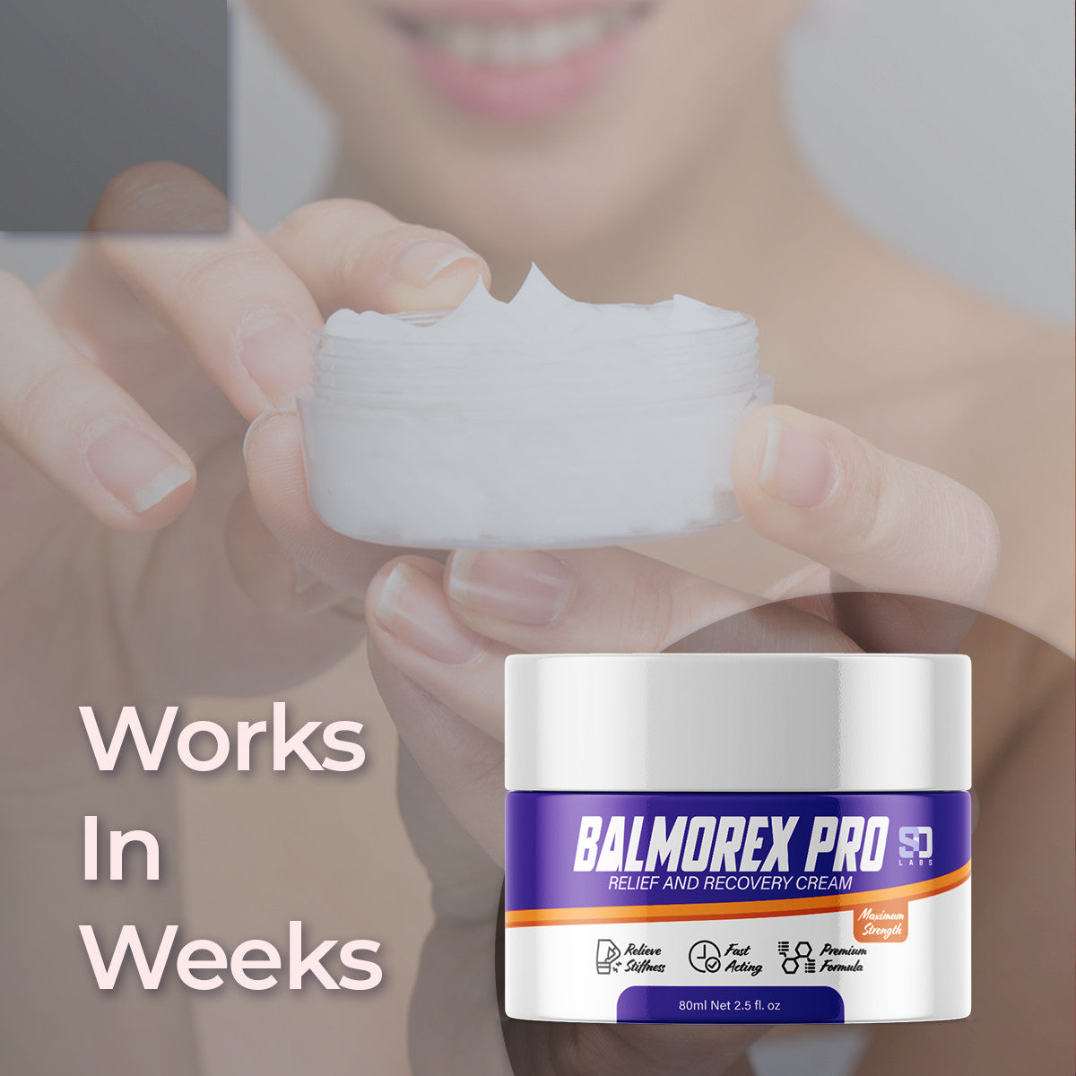 Relief and Recovery Cream - 2.5 oz Moisturizing Skin Care