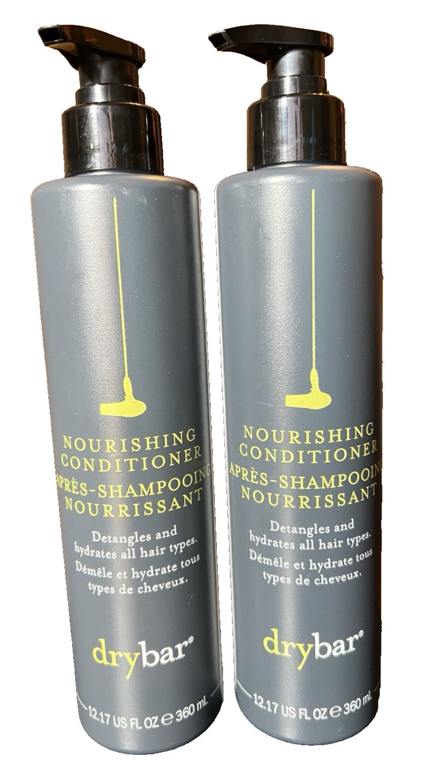 Lot of 2 Nourishing Hair Conditioners - Drybar 12.17oz for ALOFT Hotels