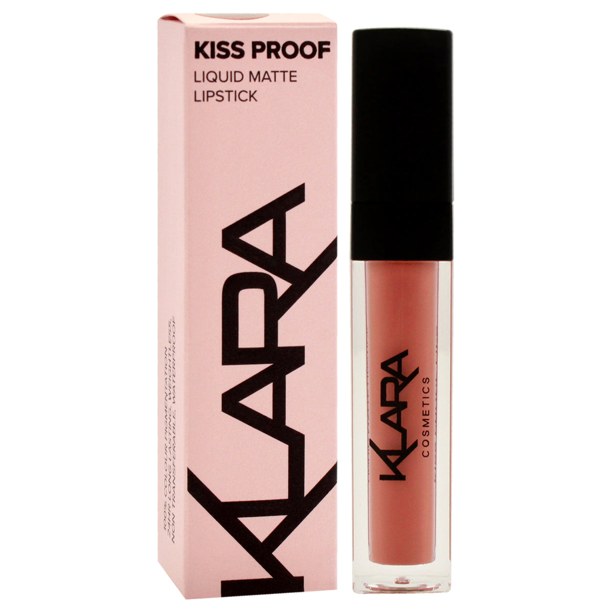 Long-Lasting Kiss Proof Liquid Matte Lipstick - 0.27 oz Cookie Brown