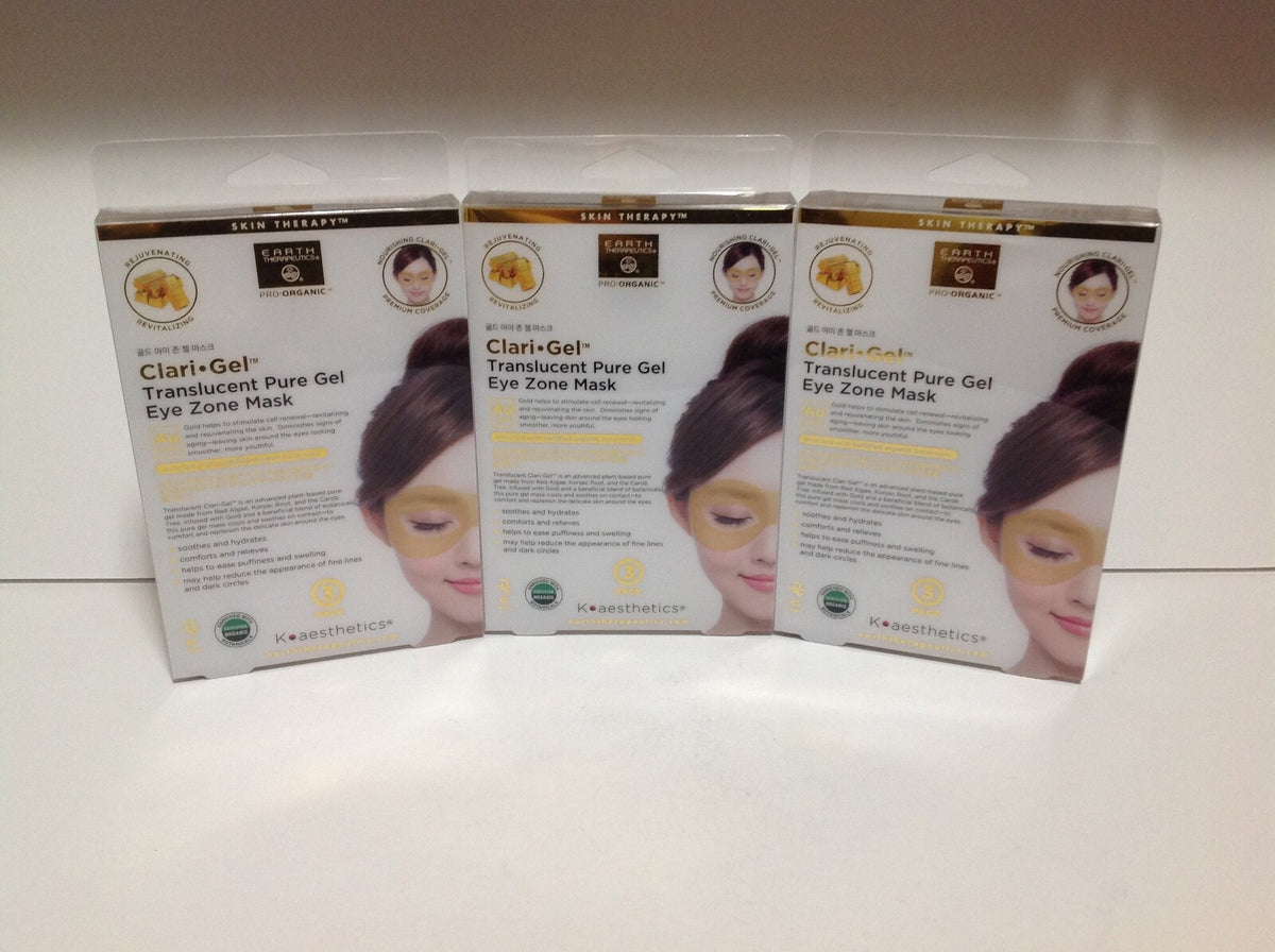 ClariGel Translucent Pure Gel Eye Mask - 3 Pack (9 Masks)