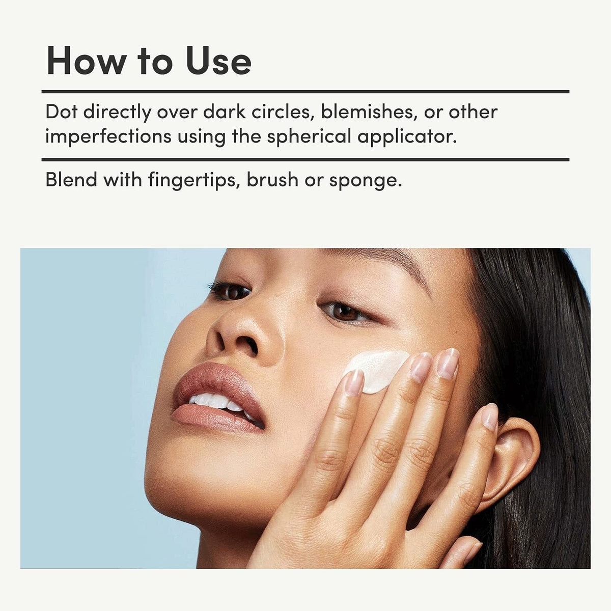 Crease-Proof Transfer-Proof Concealer - Full Coverage, Vegan, 16H Wear