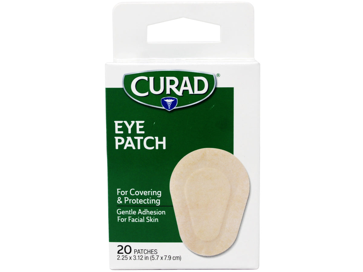 Non-Woven Paper Eye Patches 20 Count - First Aid Cover & Protect Injured Eyes