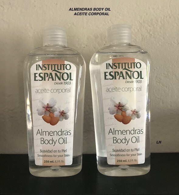Almond Body Oil - Dry Skin Moisturizer (2 Pack, 8.5 oz)