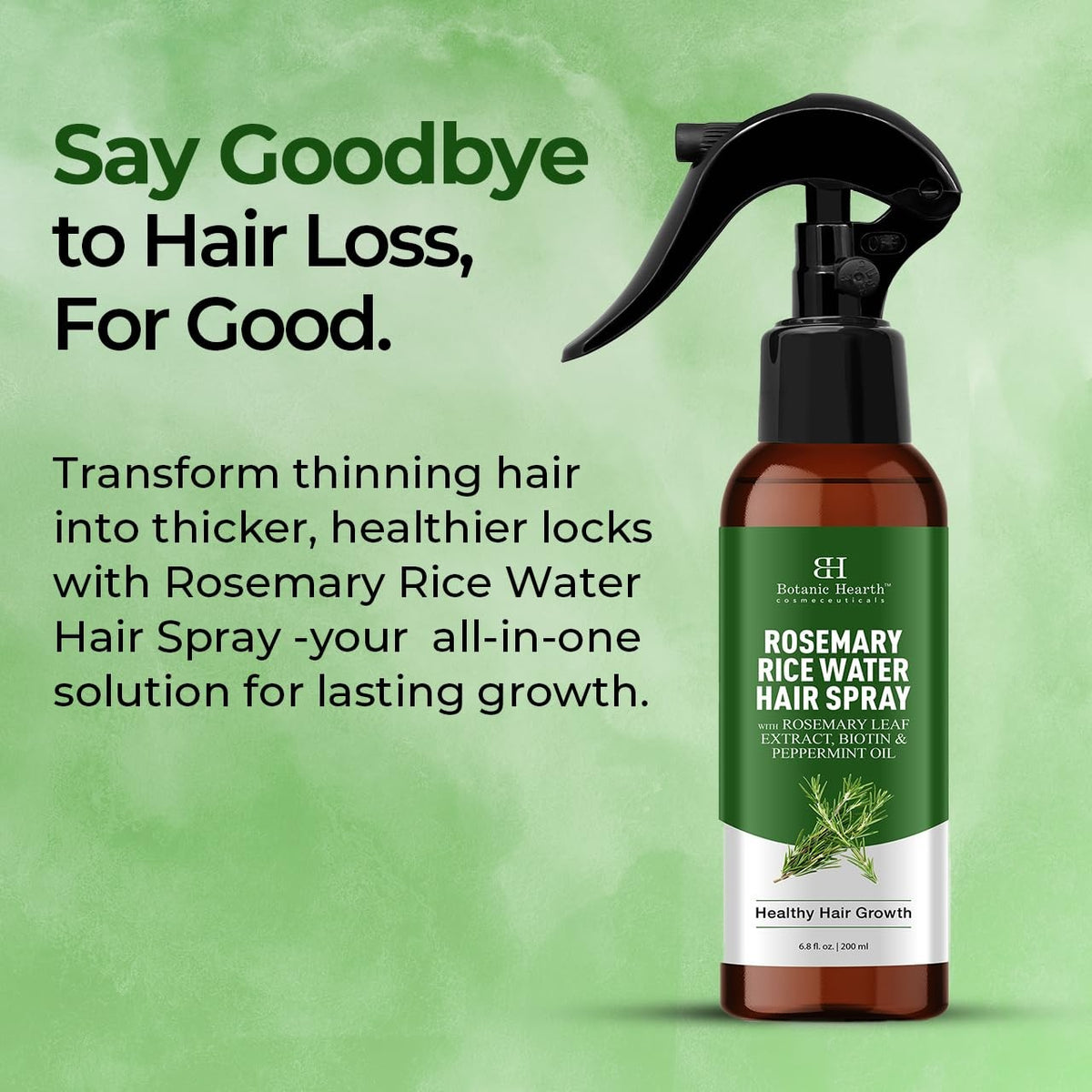 Rosemary & Rice Water Hair Growth Spray - 6.8 oz