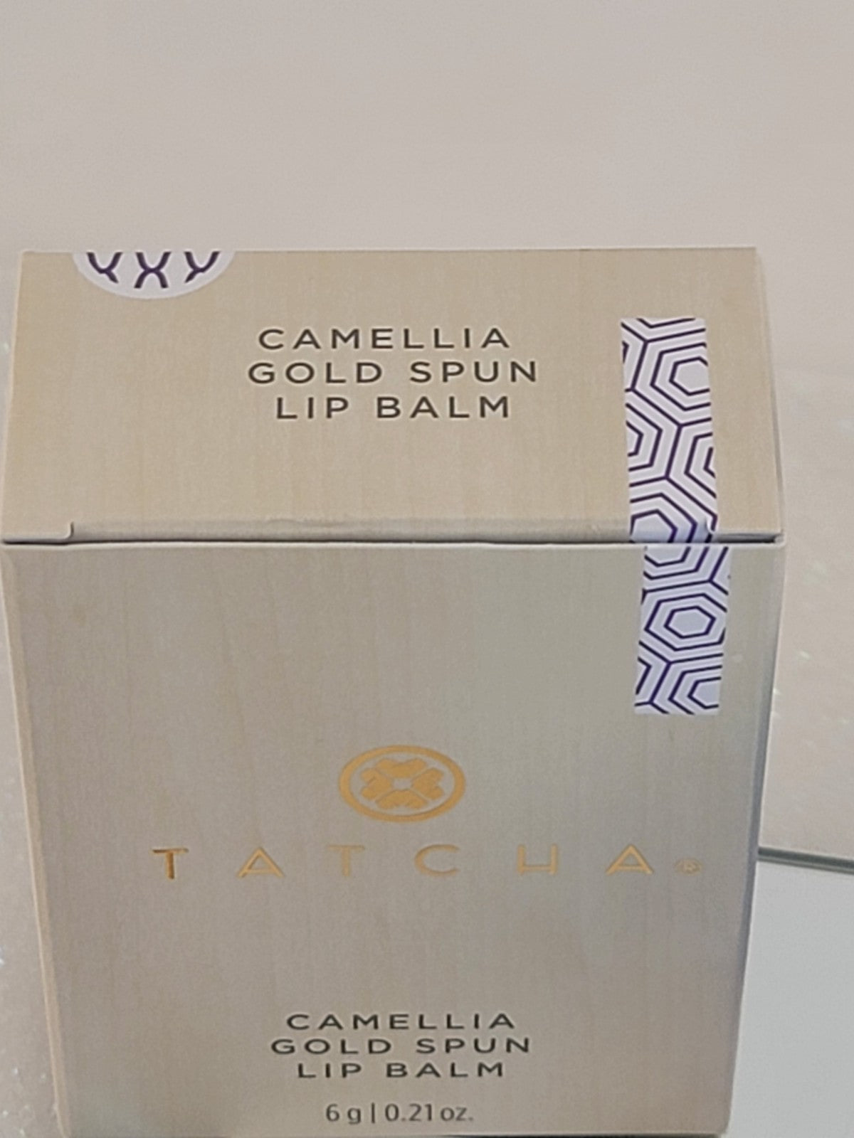 Lip Balm with 23K Gold Flakes & Japanese Camellia Oil - Hydrating & Nourishing 0.21 oz