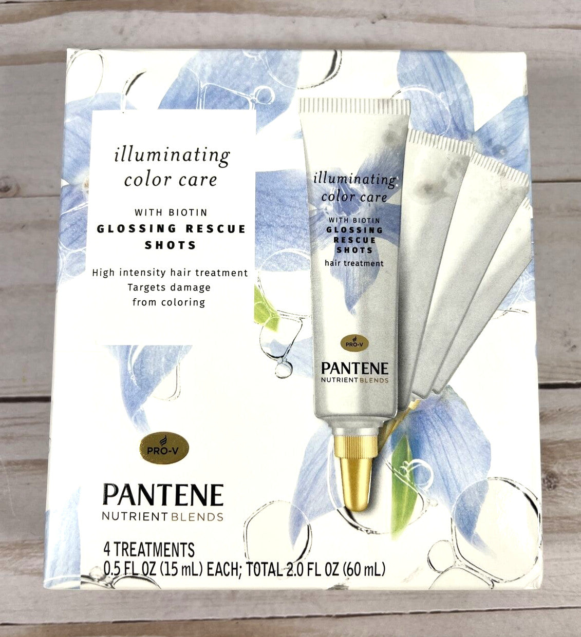 Pantene Illuminating Color Care Glossing Rescue Shots with Biotin - Damage Repair