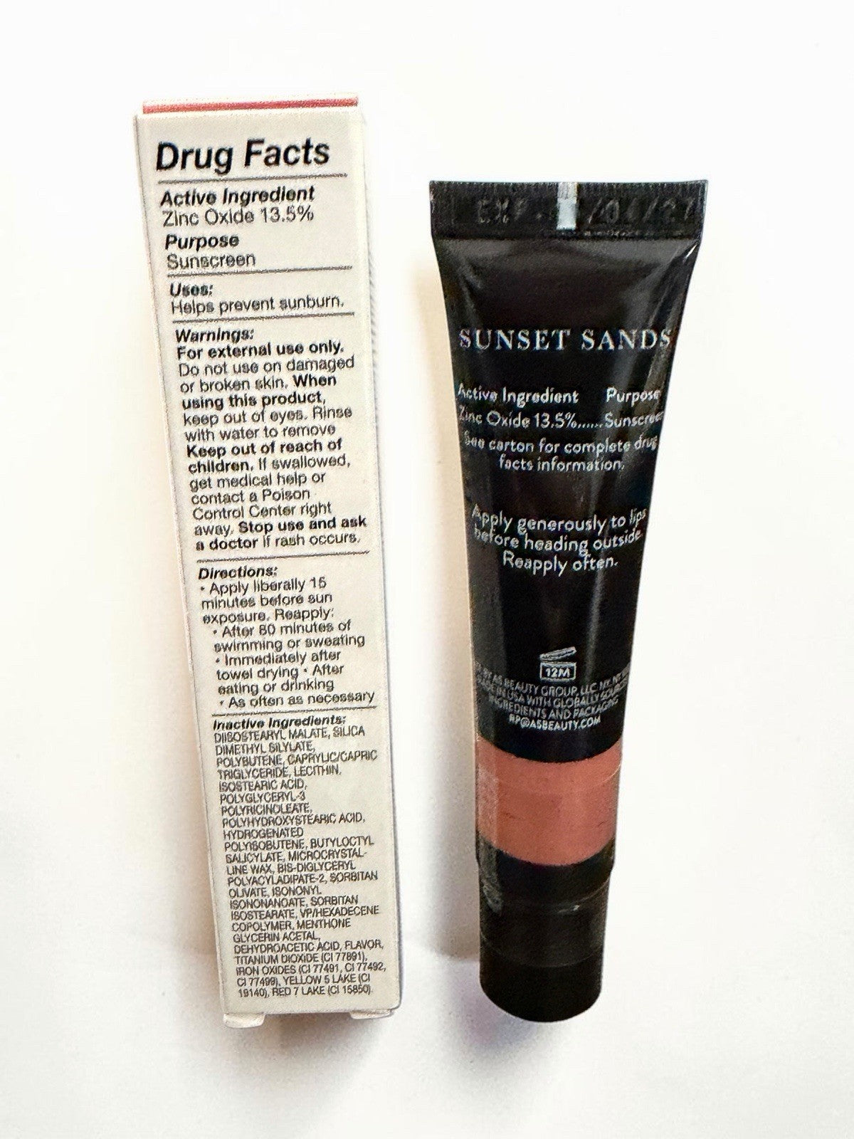 Lip Gloss SPF 15 Silky Lip Balm - Sunset Sands Shine-n-Shield