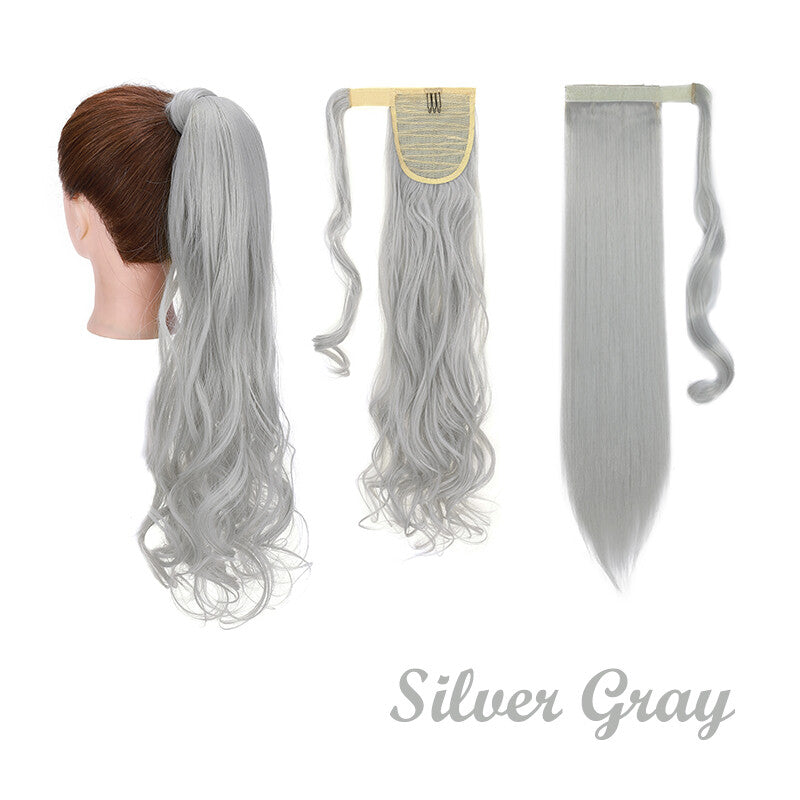 Ponytail Wrap Around Hair Extensions - Clip-In & Thick Styling