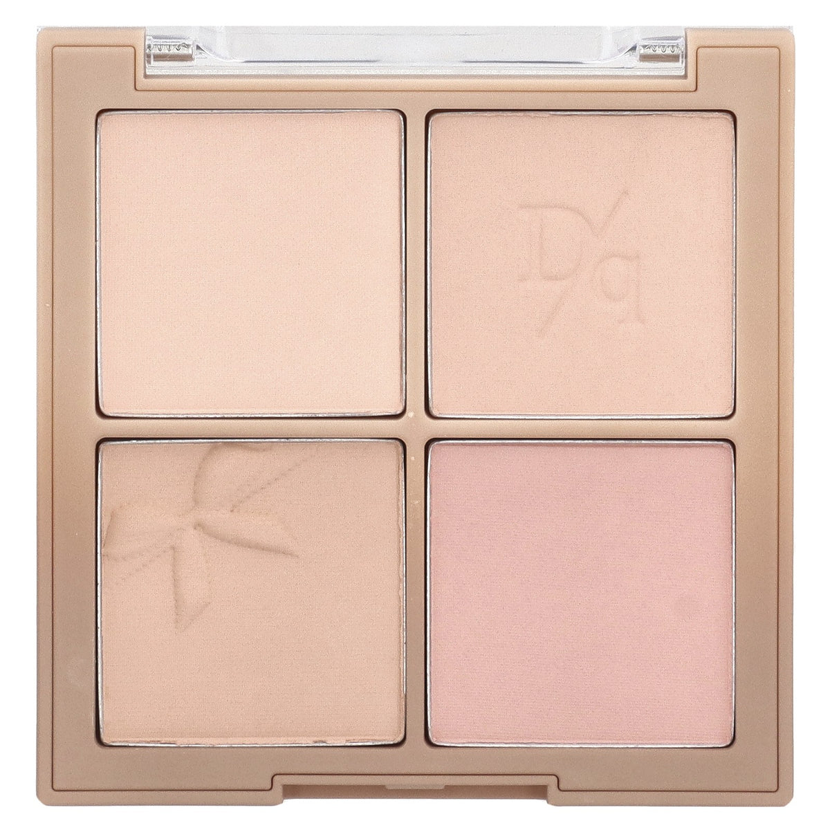 Vegan Blush Palette with 4 Nut-Inspired Shades - Almond, Toffee, Peanut, Jujube