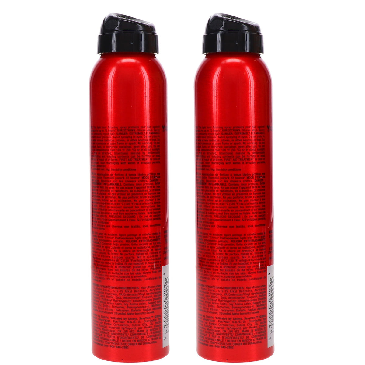 Weatherproof Hair Spray 5 oz - Humidity-Resistant Finishing Spray - 2 Pack
