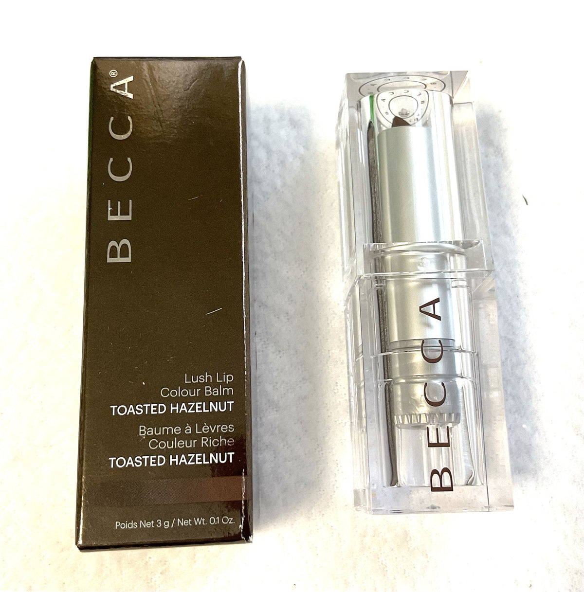 Becca Lush Lip Colour Balm Lipstick Toasted Hazelnut - New/Discontinued