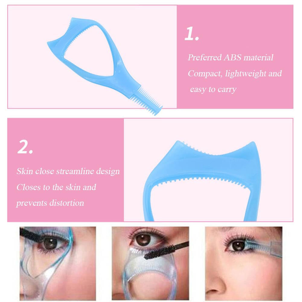 2Pcs Eyelash Mascara Shield Makeup Eyelash Protector & Applicator