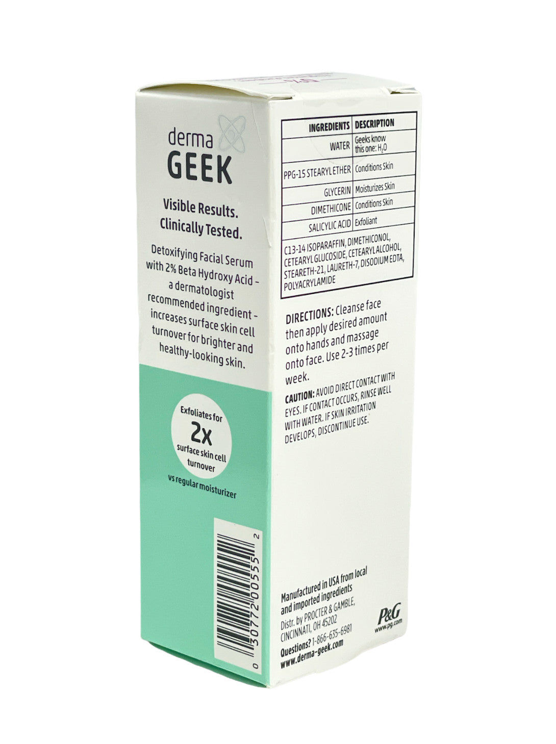 Detoxifying Facial Serum with 2% Beta Hydroxy Acid - 40ml