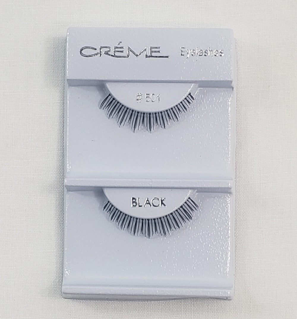 12 Pack Human Hair Under Eyelashes #501 Natural Touch Handmade False Eyelashes
