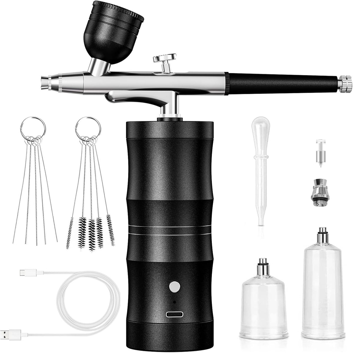 Professional Airbrush Kit with Compressor for Art, Makeup, Nail & Cake Decorating