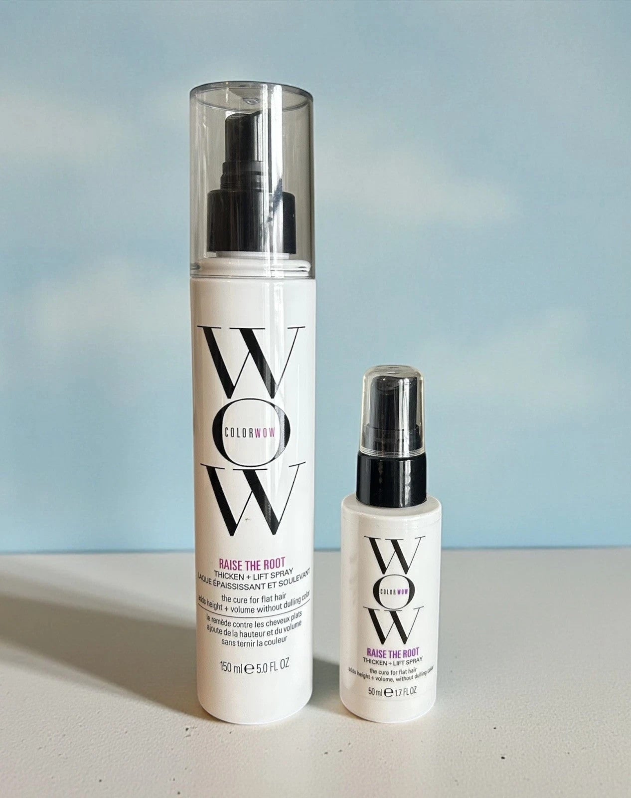 Volume & Lift Hair Spray with Heat Protection - 5 oz + Travel Size Duo