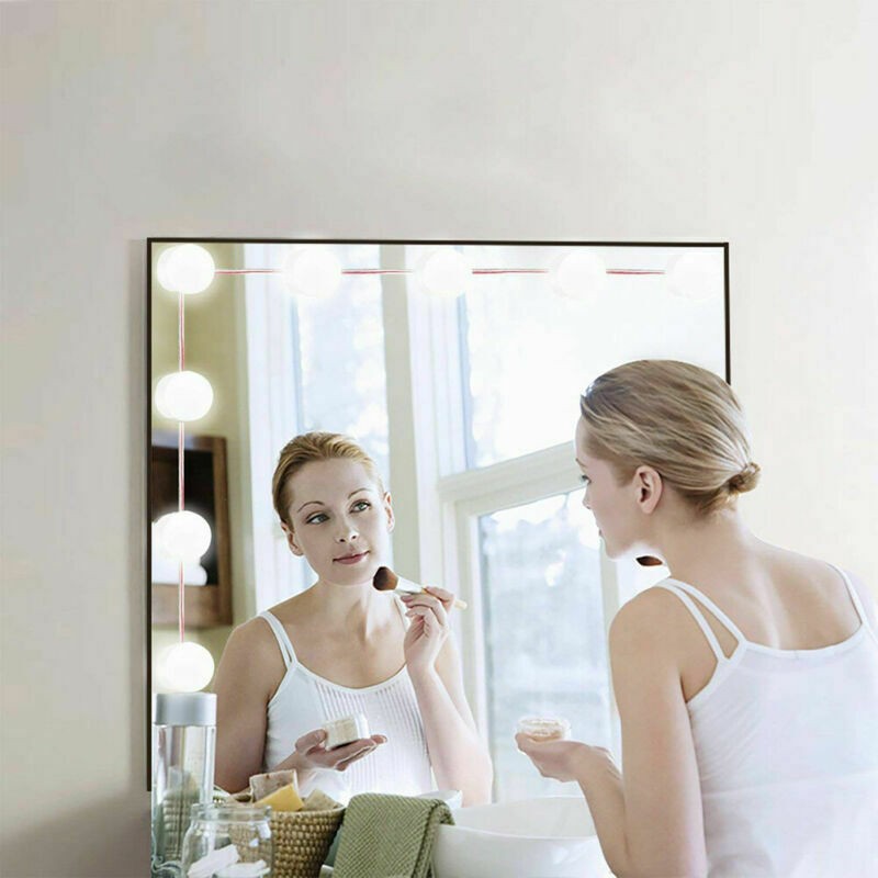 DC 5V LED Vanity Mirror Lights Kit with 10 Dimmable Bulbs for Makeup