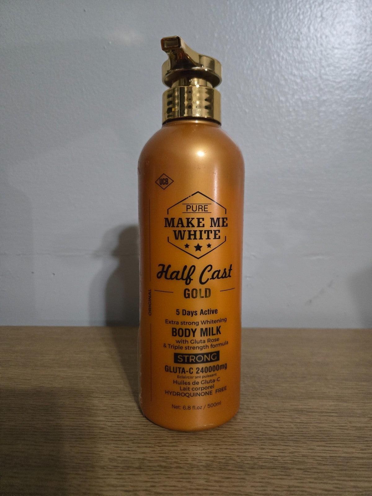 Pure Make-Me White Body Milk 500ml with Carrot, Gold, or Black Color - Nourishing Skin Care