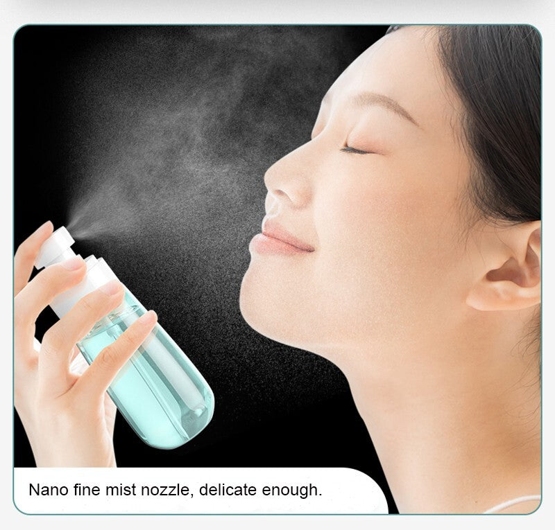 Travel Spray Bottle 100ml Fine Mist Refillable PETG Portable Container