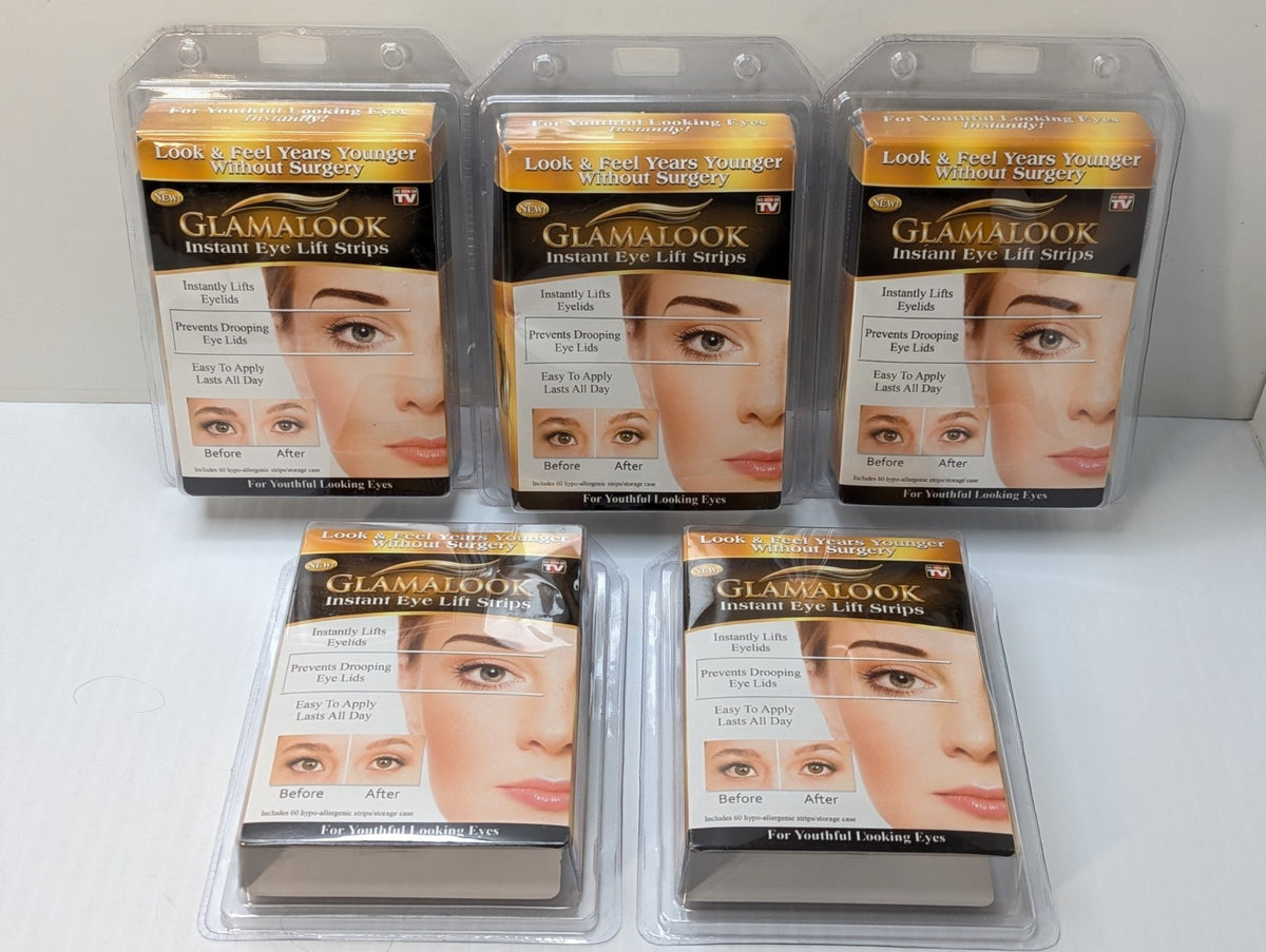 Glamalook Instant Eye Lift Strips - 300 Pack for Tighter, Youthful Eyes
