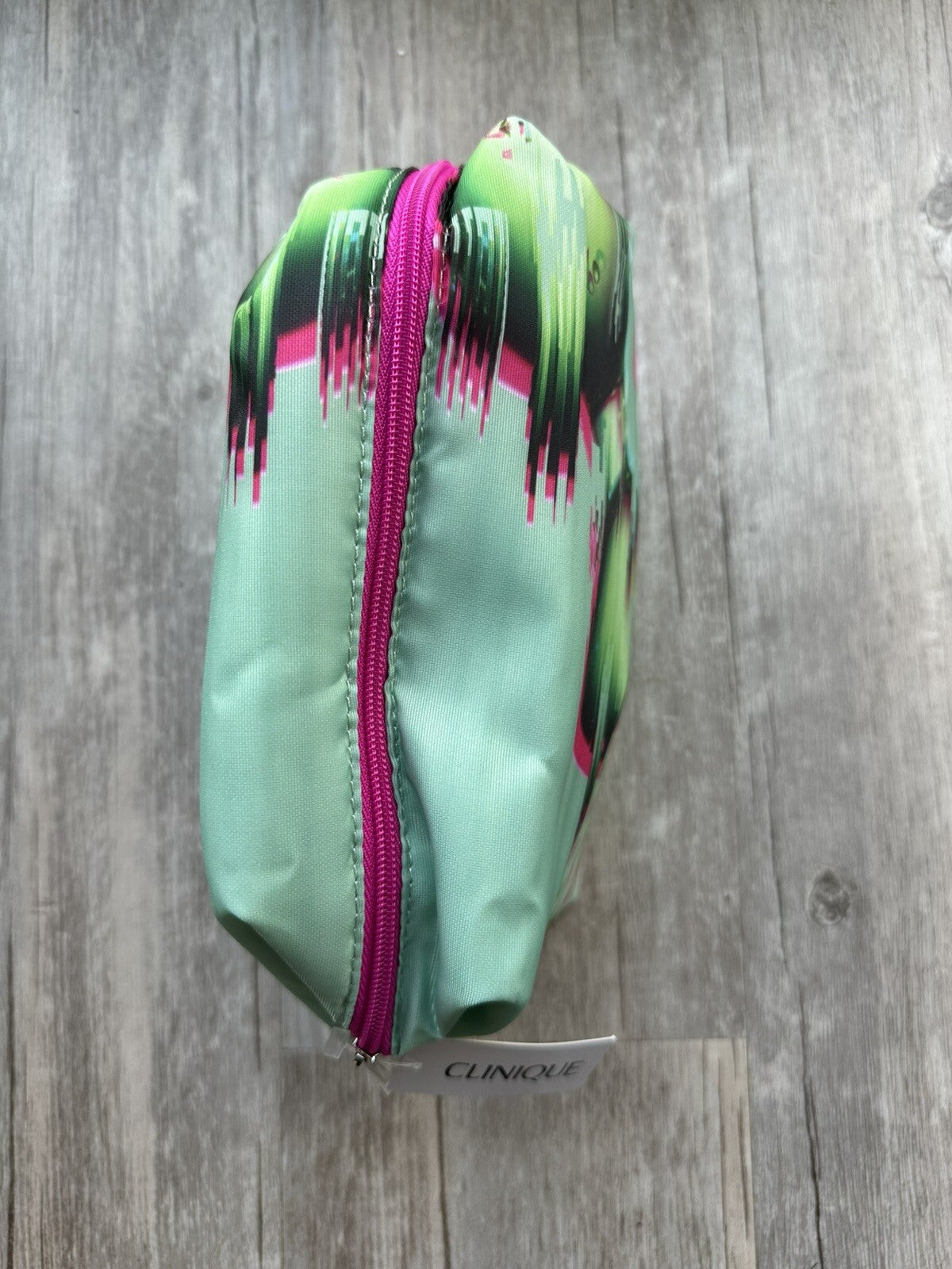 Clinique Green Cosmetic Bag for Sale – Travel Makeup Organizer