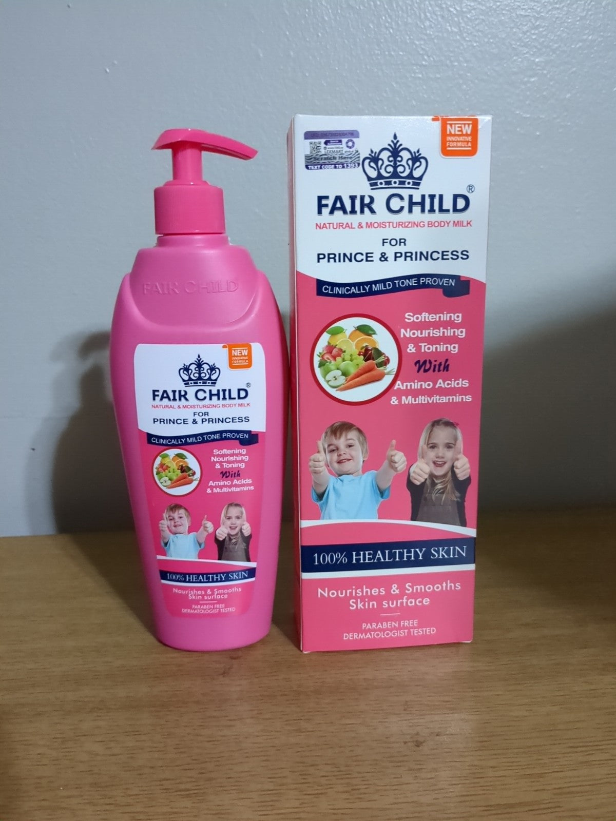 Kids & Teens Face Body Lotion with Amino Acids & Multivitamins 400ml