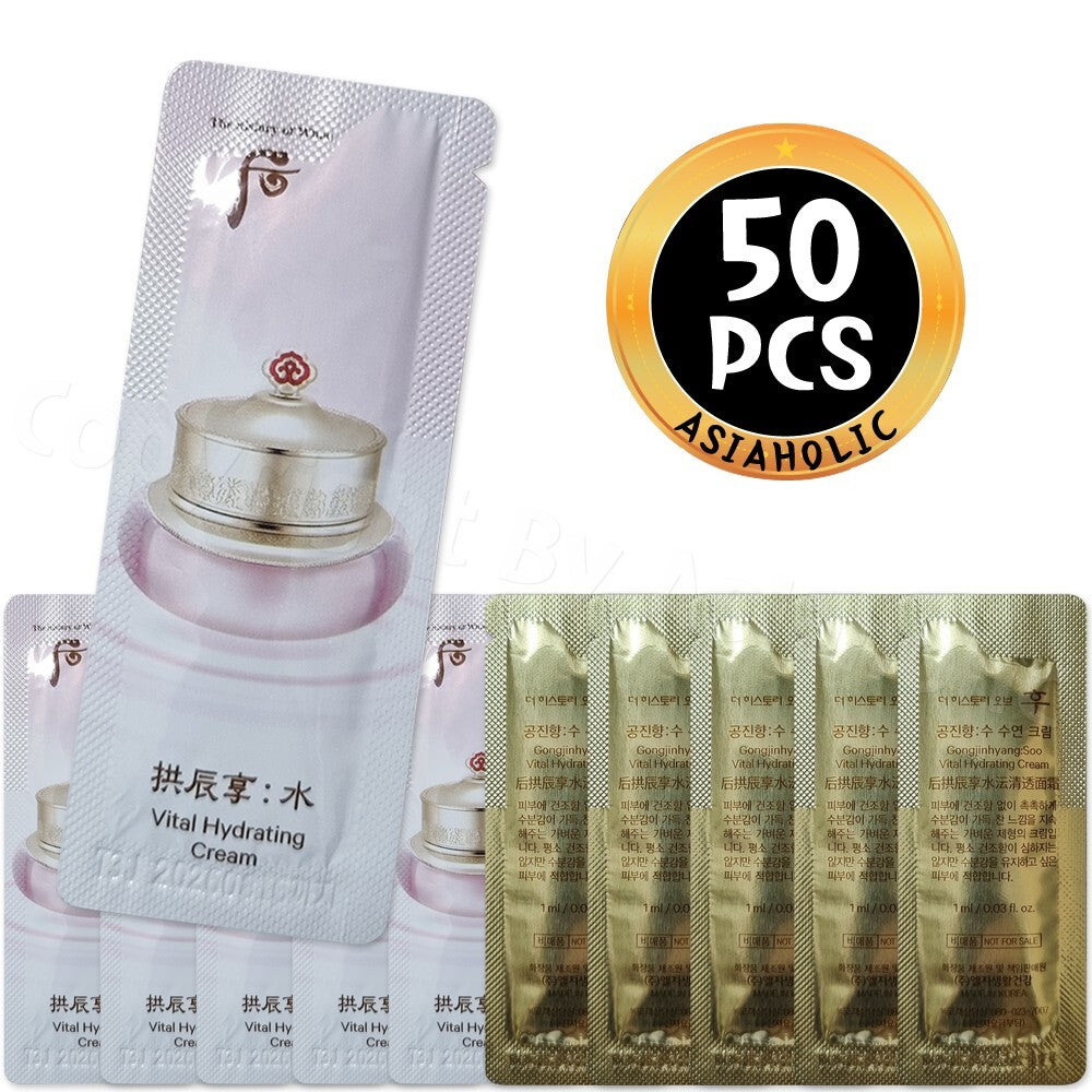 The history of Whoo Vital Hydrating Cream 1ml x 50pcs Soo Yeon Newest