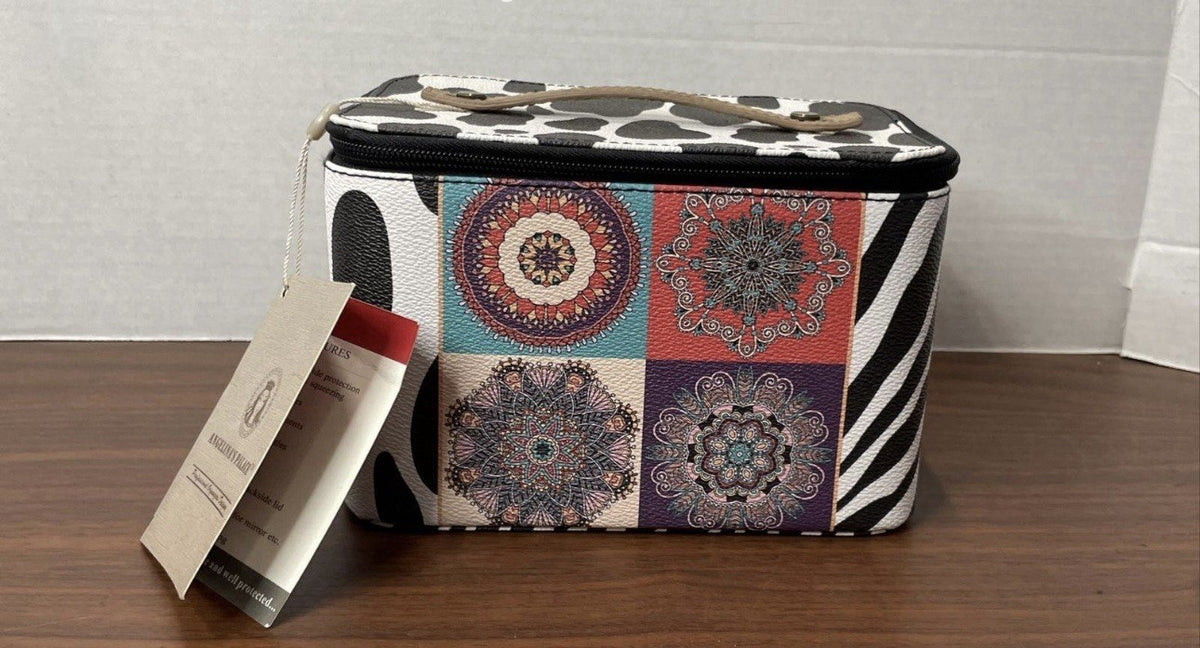 Angelina's Palace Cosmetic Case - Travel Makeup Organizer, Missing Bottles